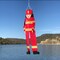 In the Breeze 5150 Firefighter 40 Inch Breeze Buddy Windsock - Hanging Firefighter Decoration